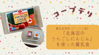 【離乳食初期ごっくん期】コープデリ『北海道のうらごしにんじん』で初めての離乳食を作ってみた