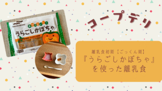 【離乳食初期ごっくん期】コープデリ『うらごしかぼちゃ』で初めての離乳食を作ってみた
